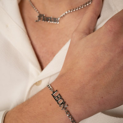 Men's name bracelet - Var. Cambria