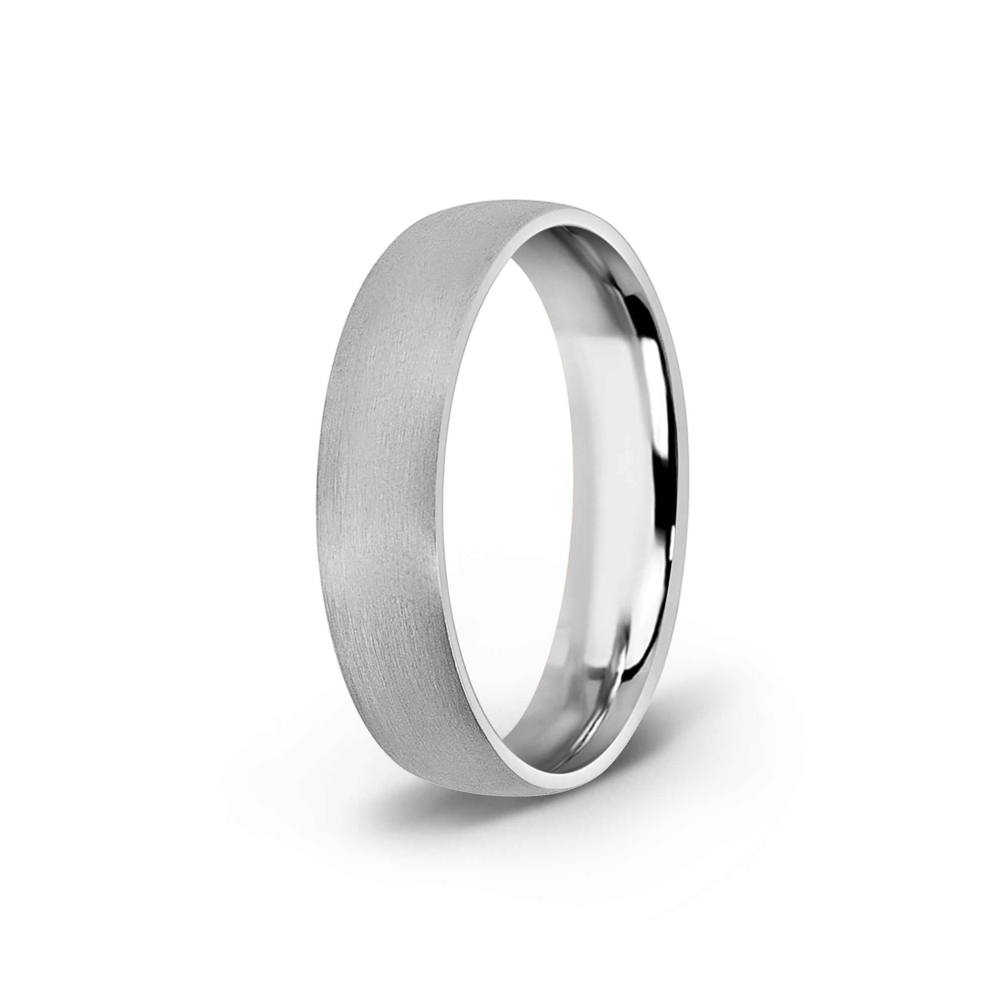 925er Silber Trauring Herren - Classic Matt 5,5mm