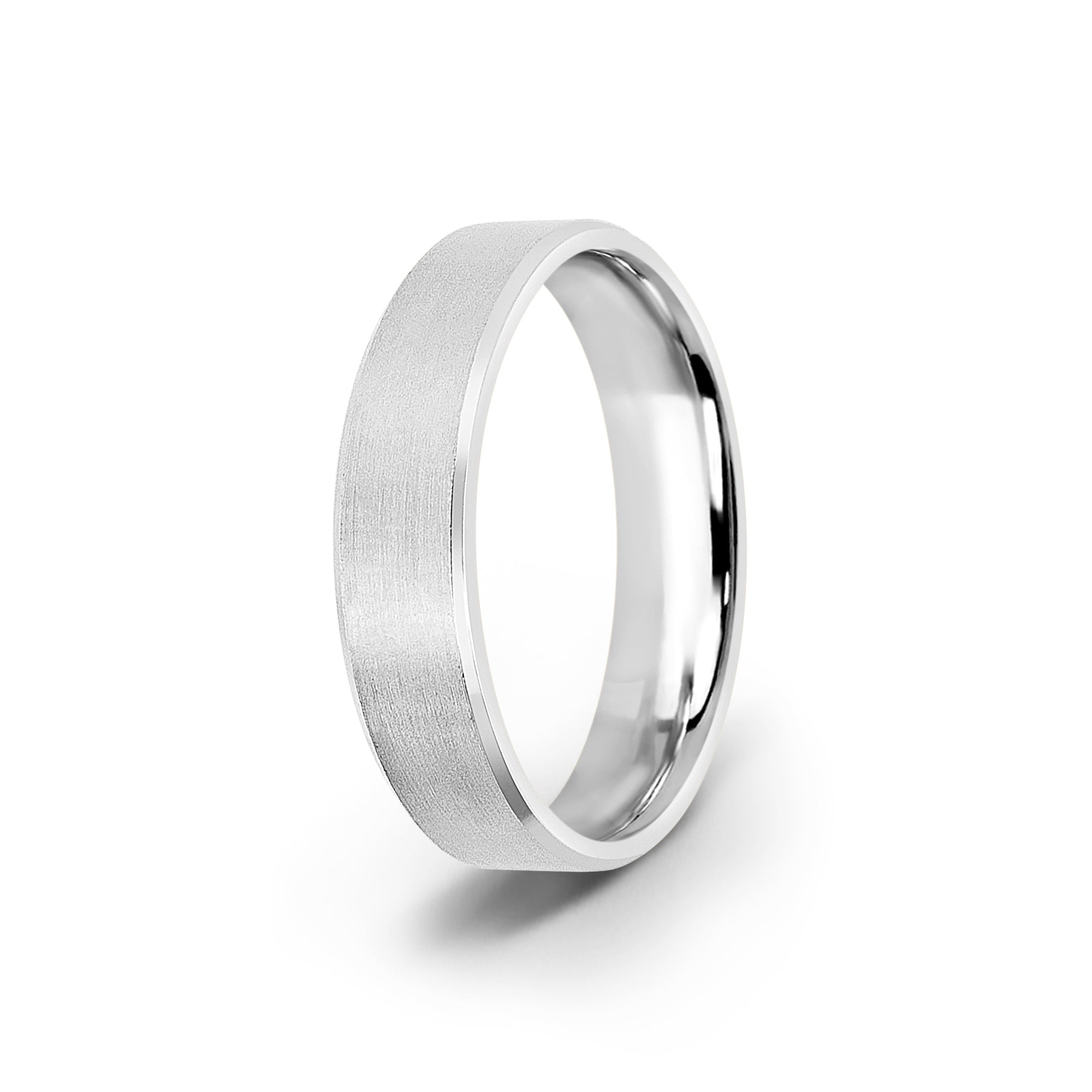 925er Silber Trauring Herren - Eterna Matt 5mm