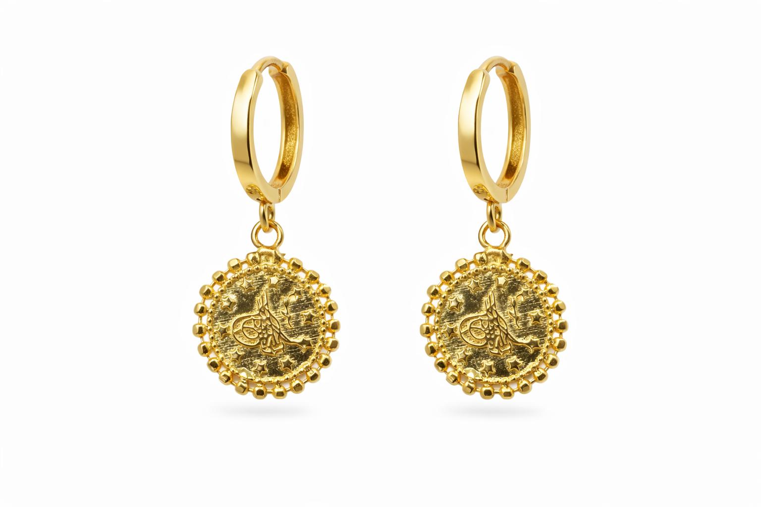 585er Gold 14K Ohrring - Resat