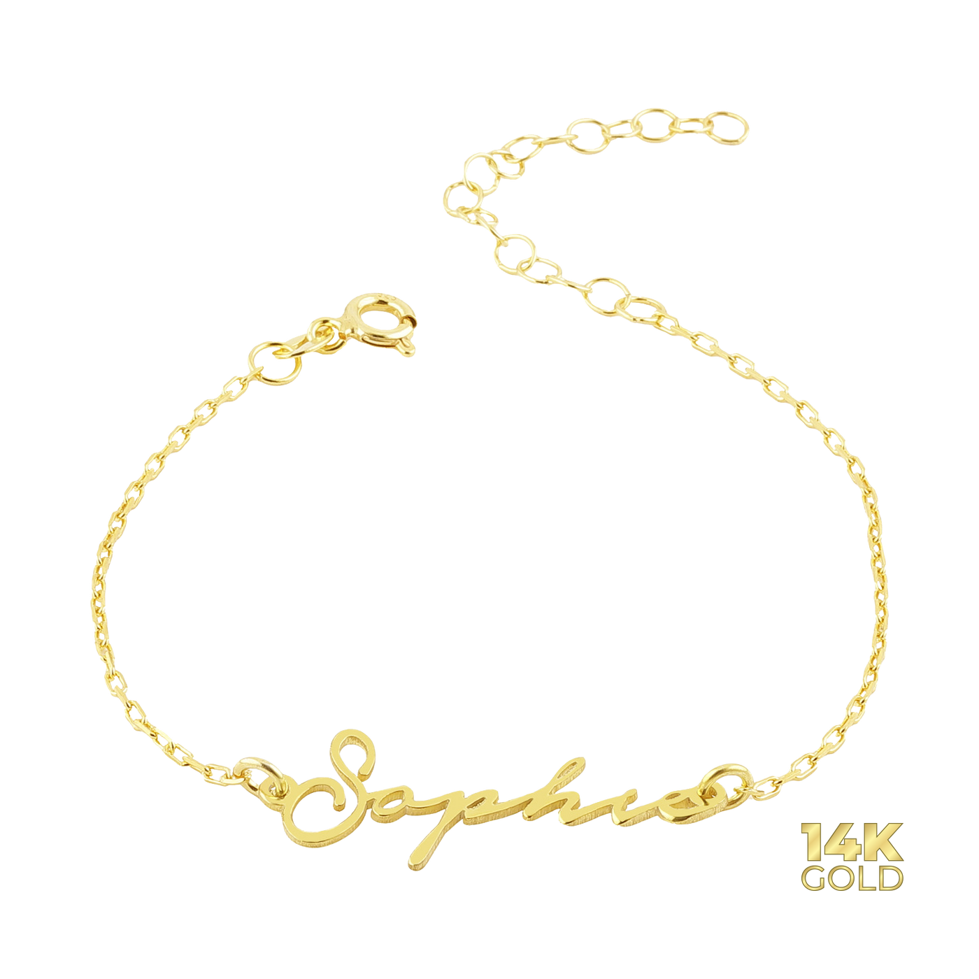 14K - 585er Gold Namensarmband - Var. Notera