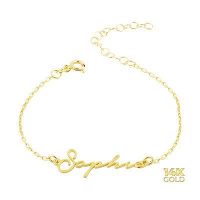 14K - 585er Gold Namensarmband - Var. Notera