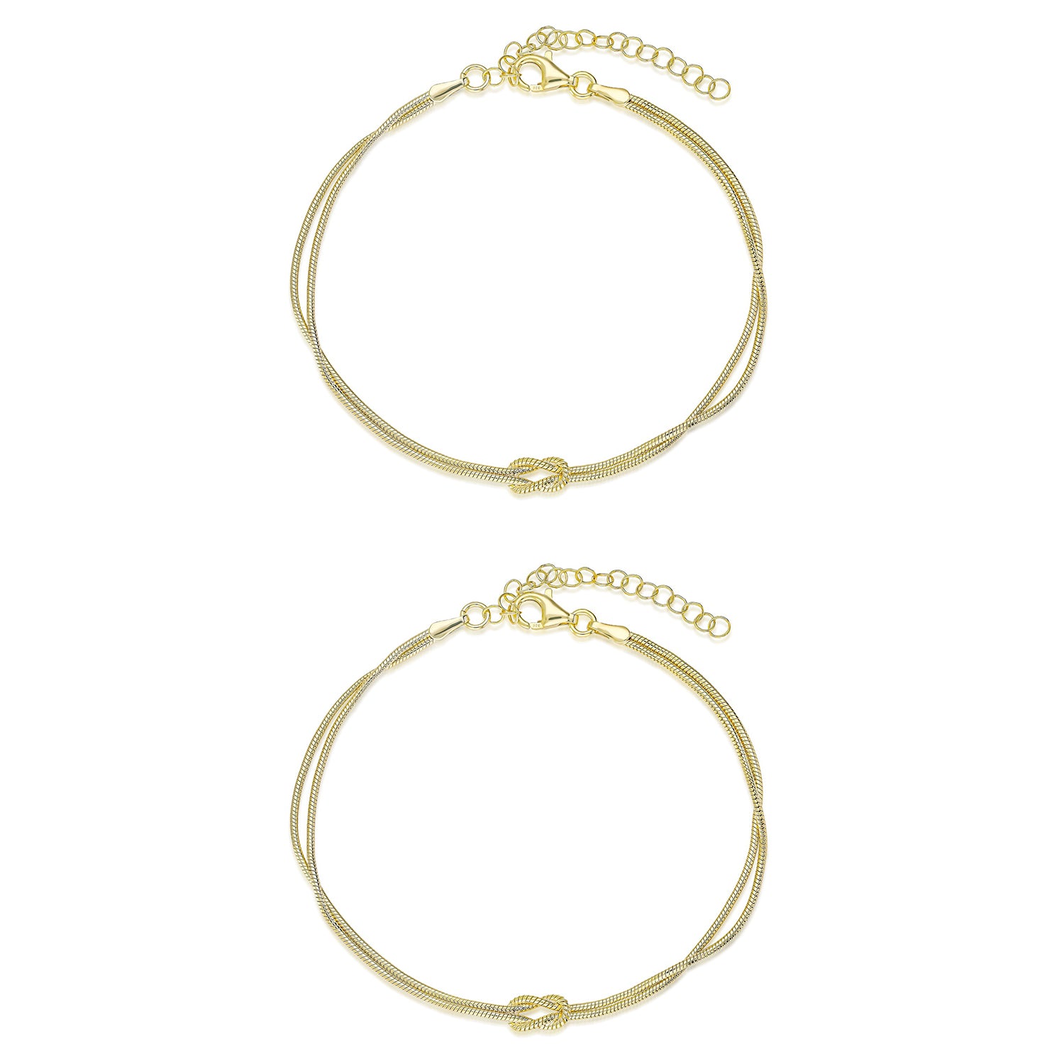 Liebesknoten Partnerarmband