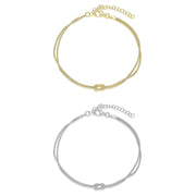 Liebesknoten Partnerarmband