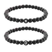 Beaded bracelets with letter