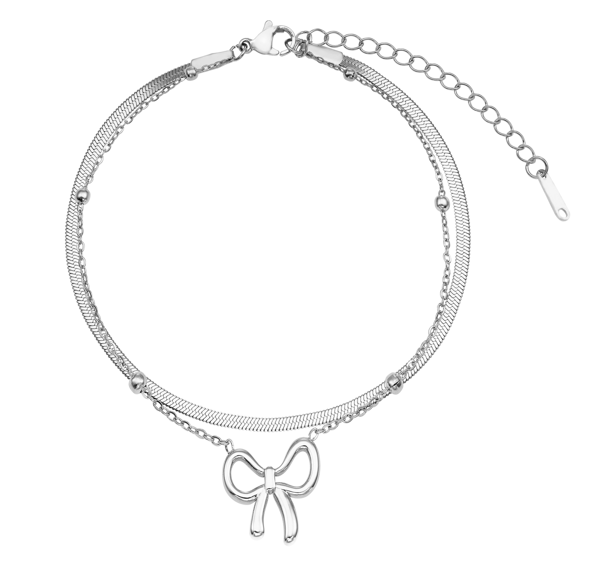 Ribbon Twist Fußkette