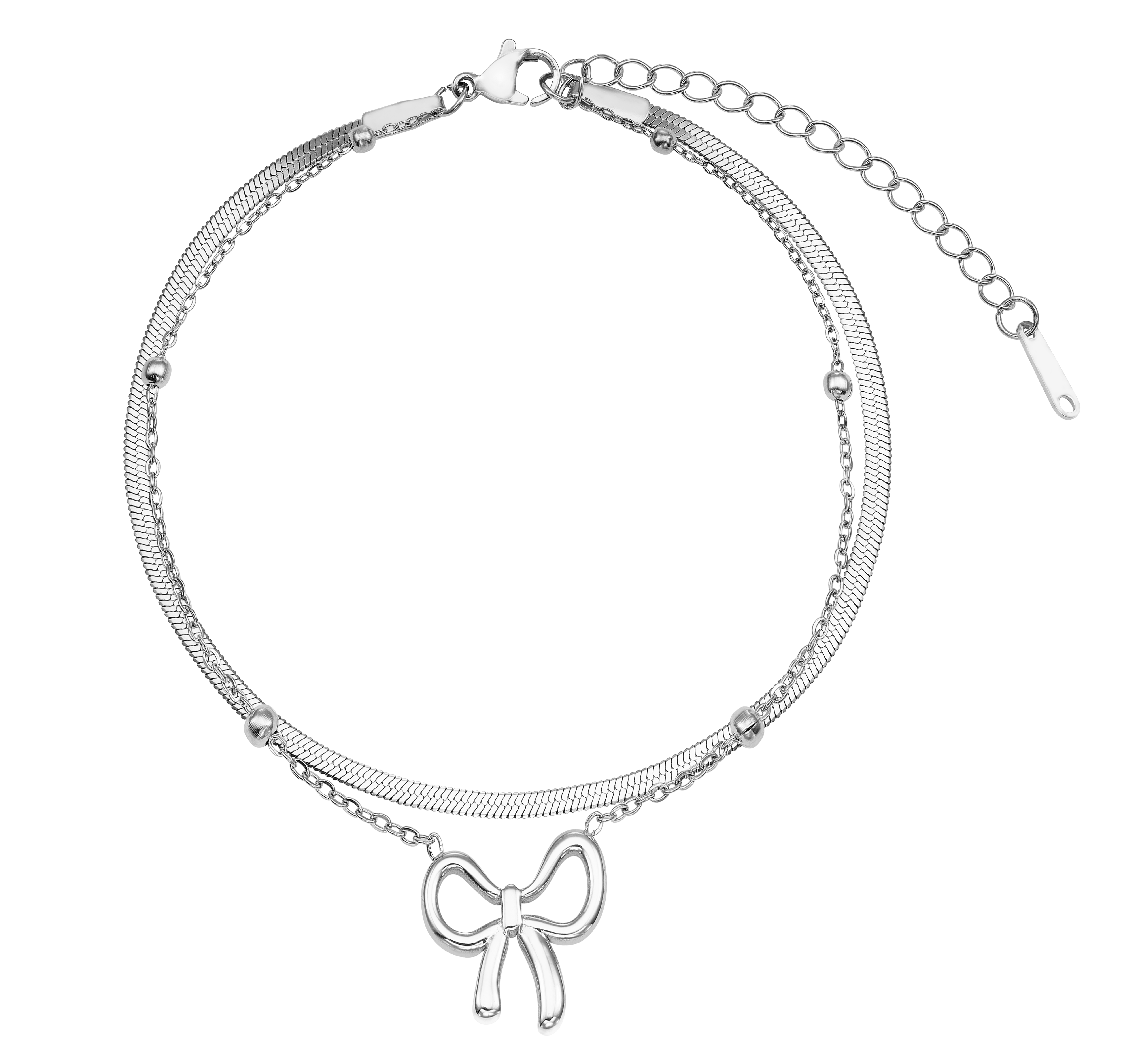 Ribbon Twist Fußkette