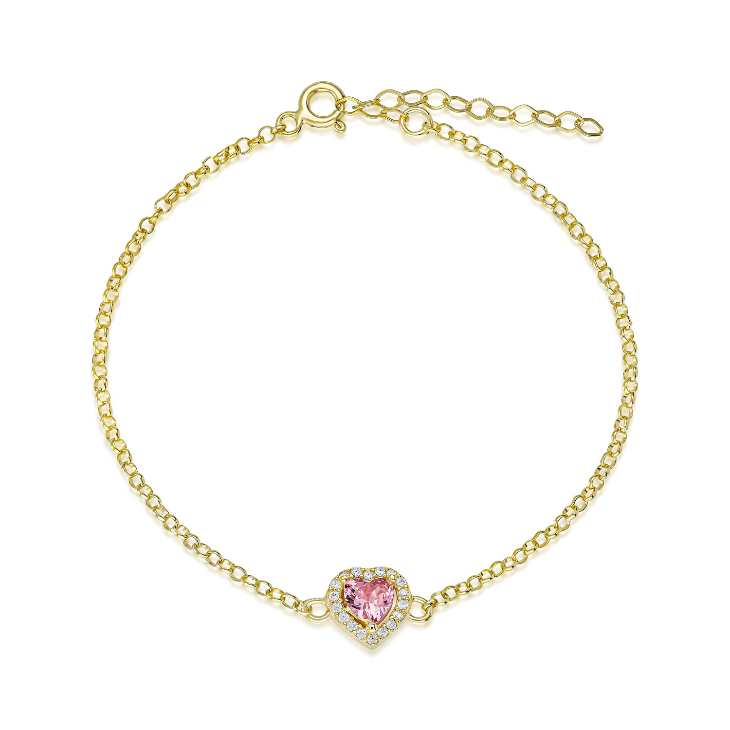 Rosélia Heart Armband