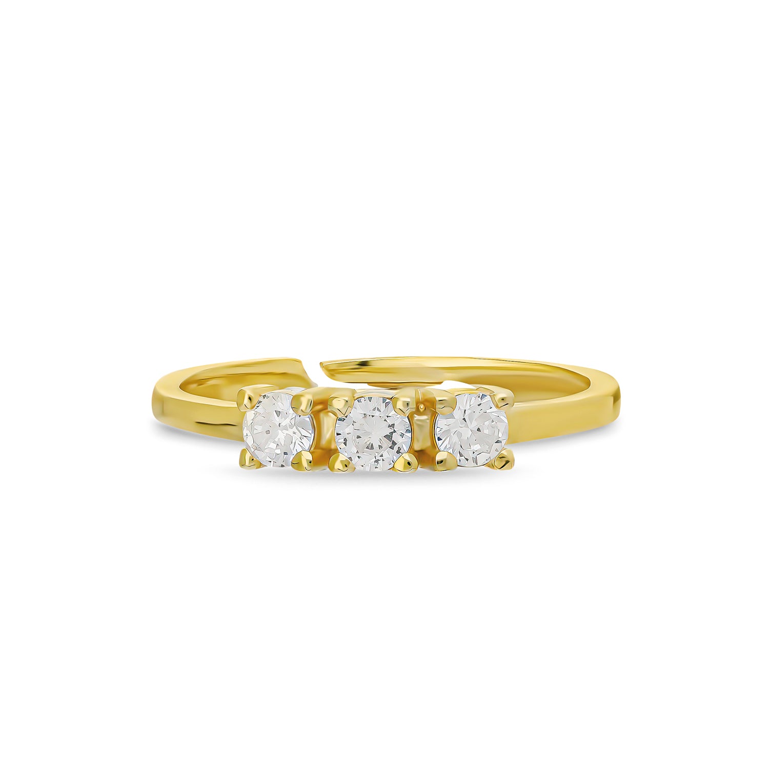 Trio Zirkonia Ring