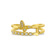Butterfly Zirkonia Ring