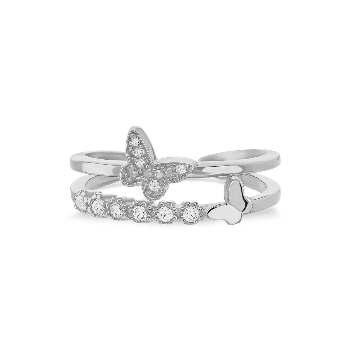 Butterfly Zirkonia Ring