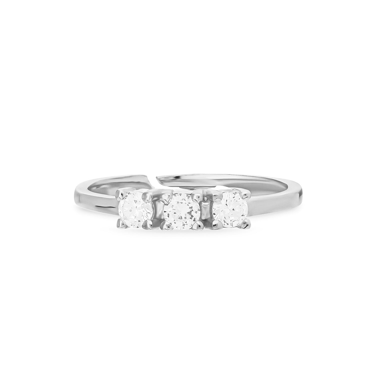 Trio Zirkonia Ring