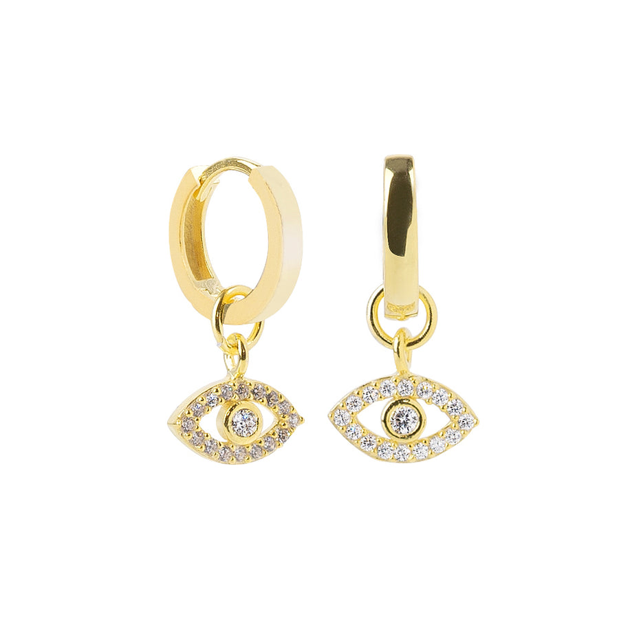 Mini-Ohrringe Eye Zirkonia