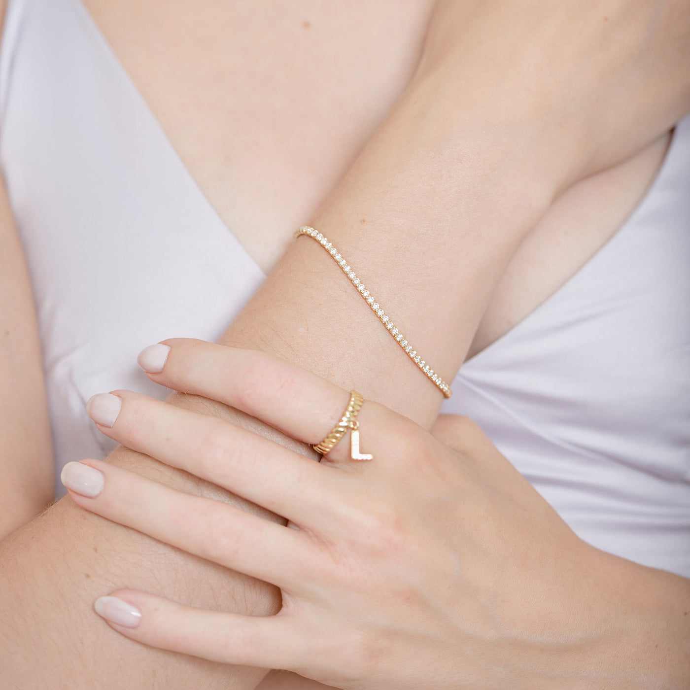 Iced bracelet sales