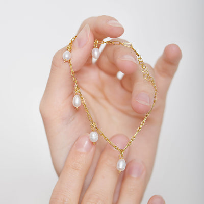Armband Drop mit Perlen (7025732092089)
