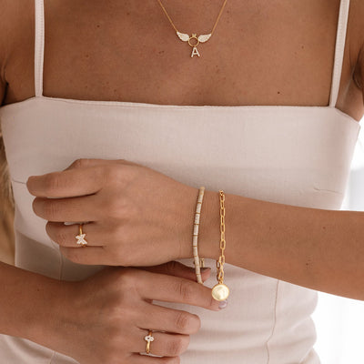 Seldom Armband Plättchen - Gravur (6079833997497)