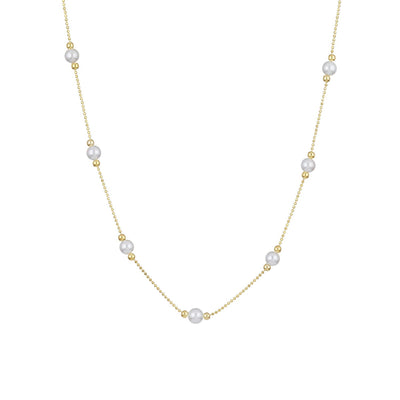Halskette mit Perlen (6079177359545)