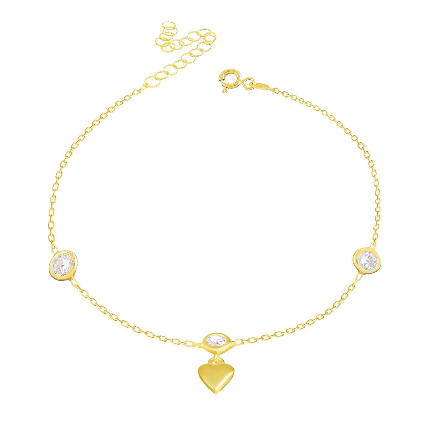 Fußkette Classy Heart