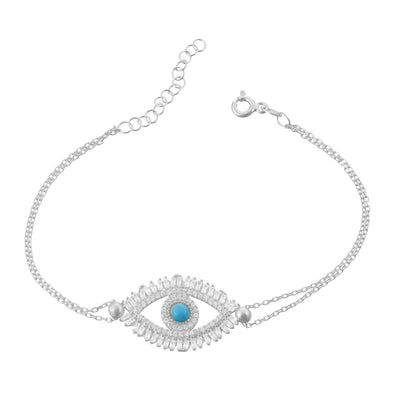 Armband - Blaues Auge Kristall Steine (6268737683641)