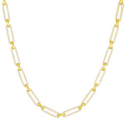 Anker Halskette mit Zirkonia (6613461663929)