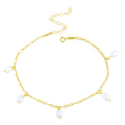 Fußkette Drop mit Perlen (7025939906745)