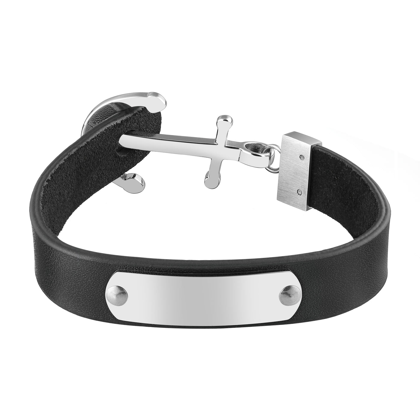 Armband Leather Clasp (7068107243705)