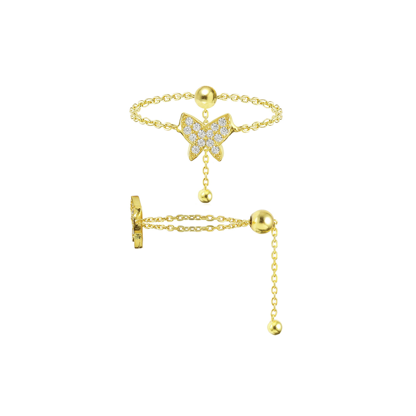Chain ring butterfly