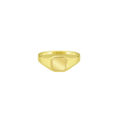 Purity signet ring with engraving
