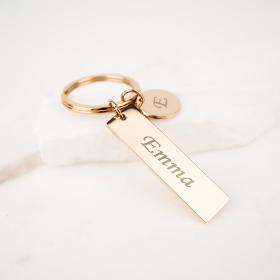 Keychain with engraving