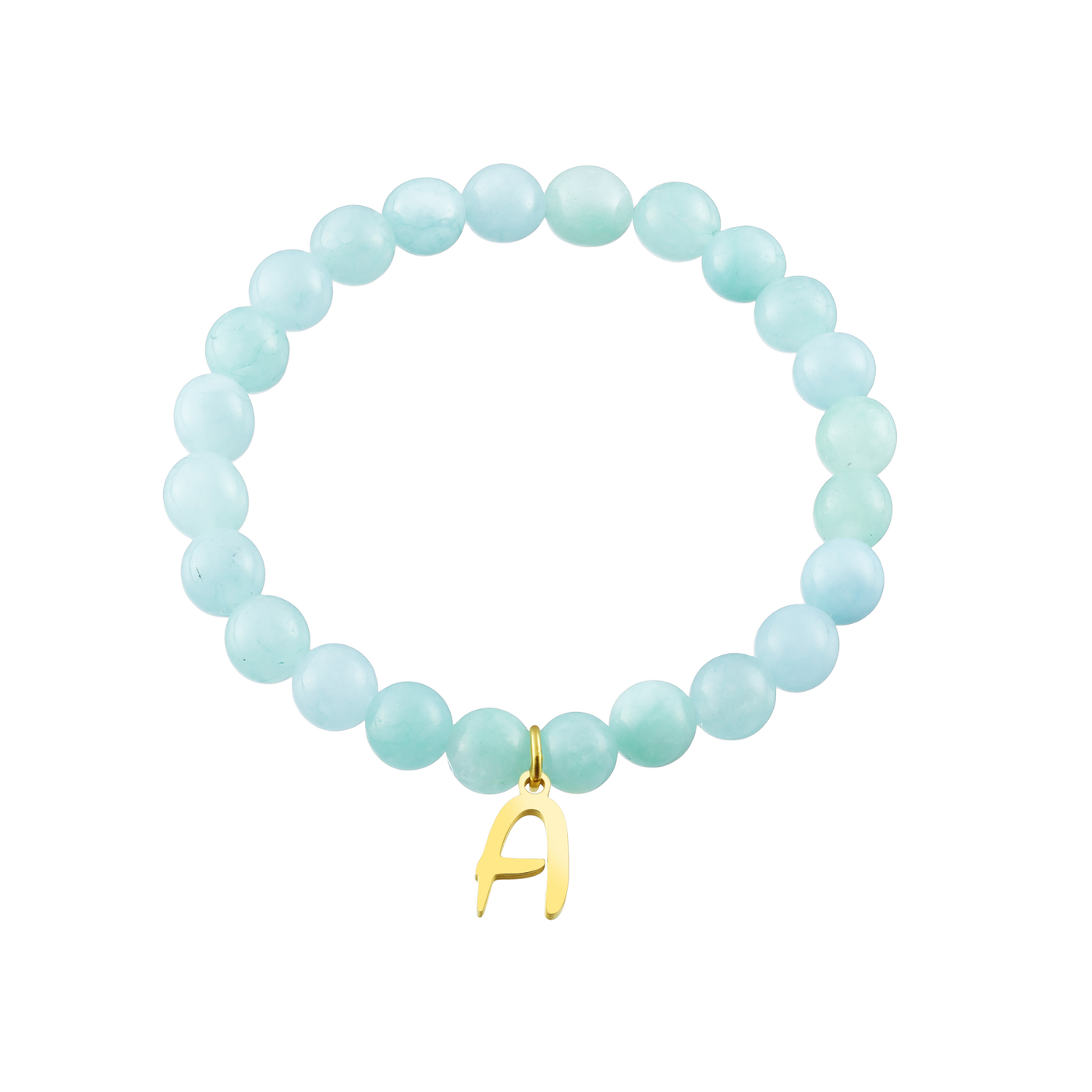 Pearls Kids bracelet with letter