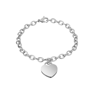 Armband Herz-Style mit Gravur (6088812626105)