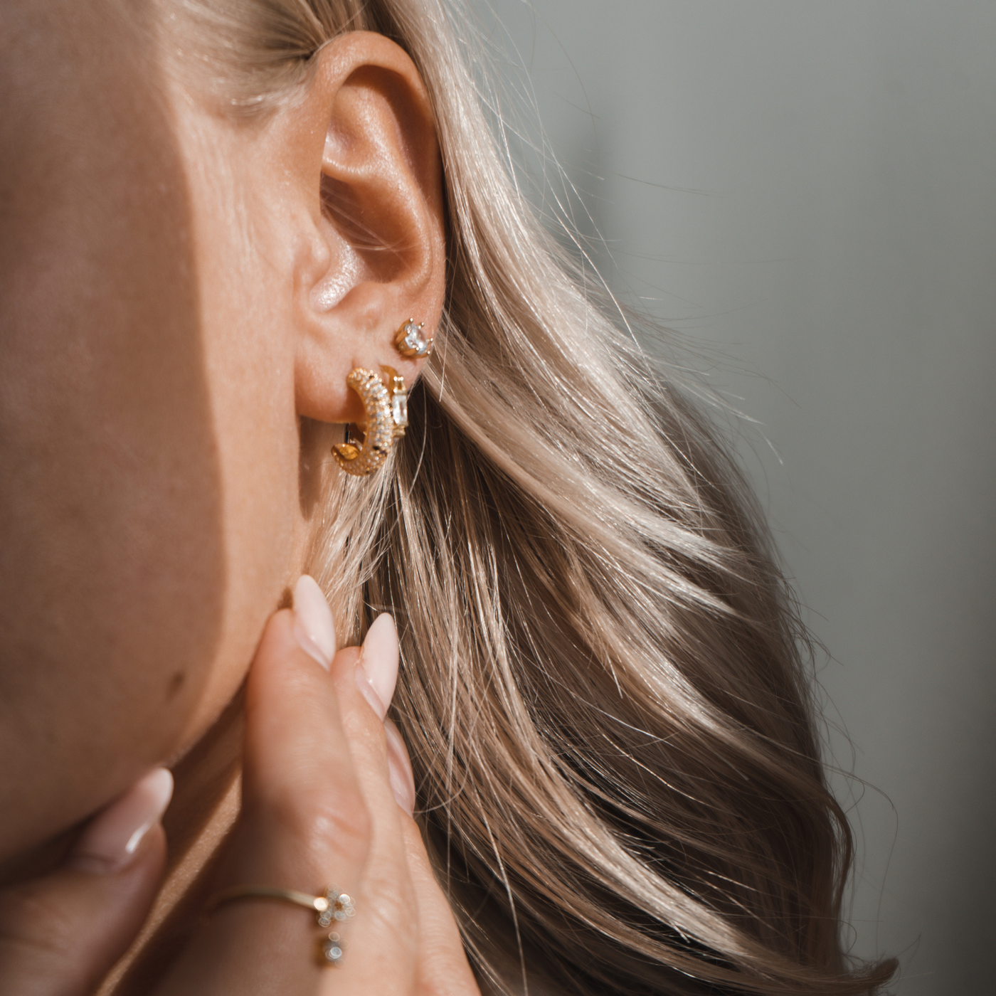 Earrings Flawless with zirconia