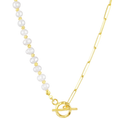 Halskette Semi Pearls (7027024822457)