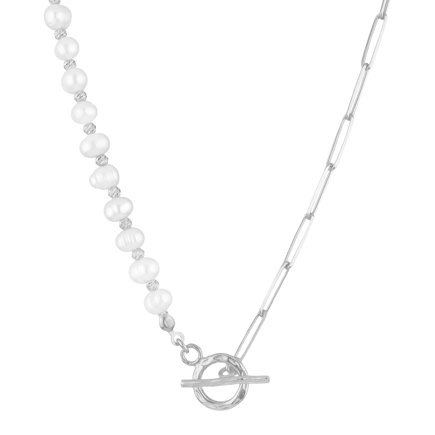 Halskette Semi Pearls (7027024822457)