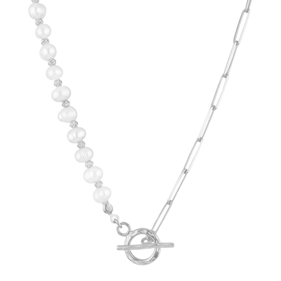 Halskette Semi Pearls (7027024822457)