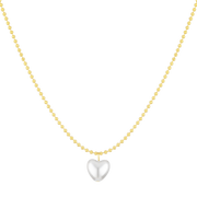 Halskette Heart of Pearls (7054149091513)