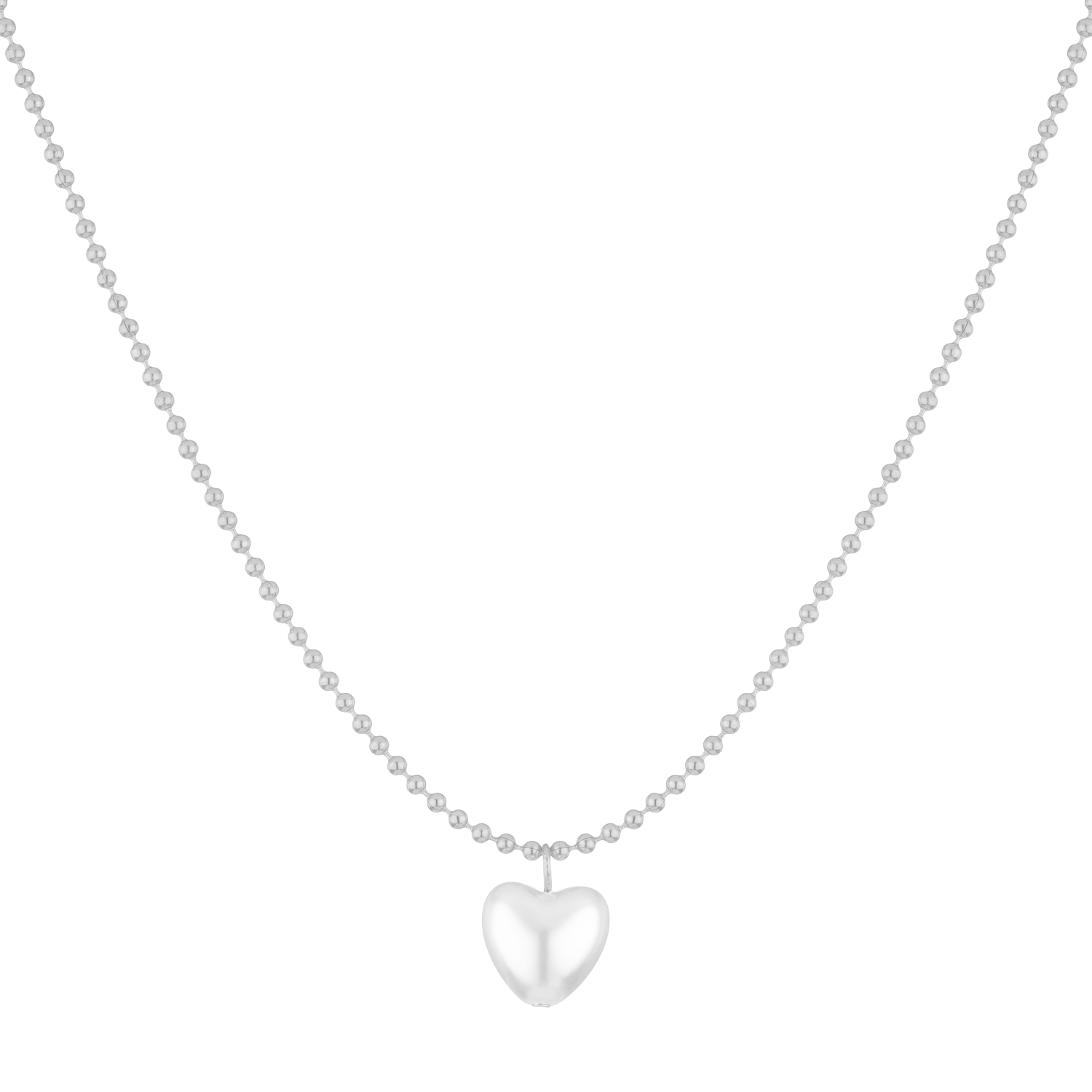 Halskette Heart of Pearls (7054149091513)
