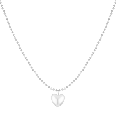 Halskette Heart of Pearls (7054149091513)