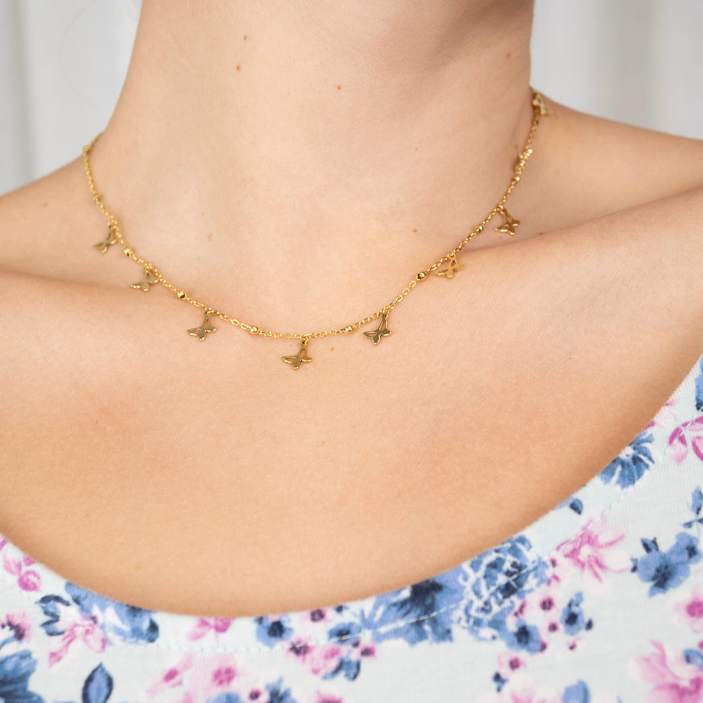 Multi-Butterfly Necklace