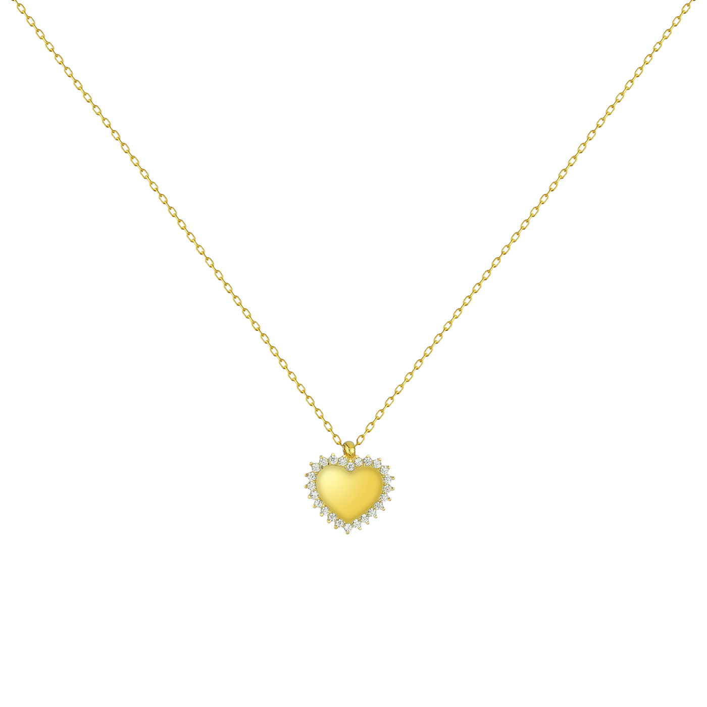 Halskette Heart mit Gravur (7300788748473)
