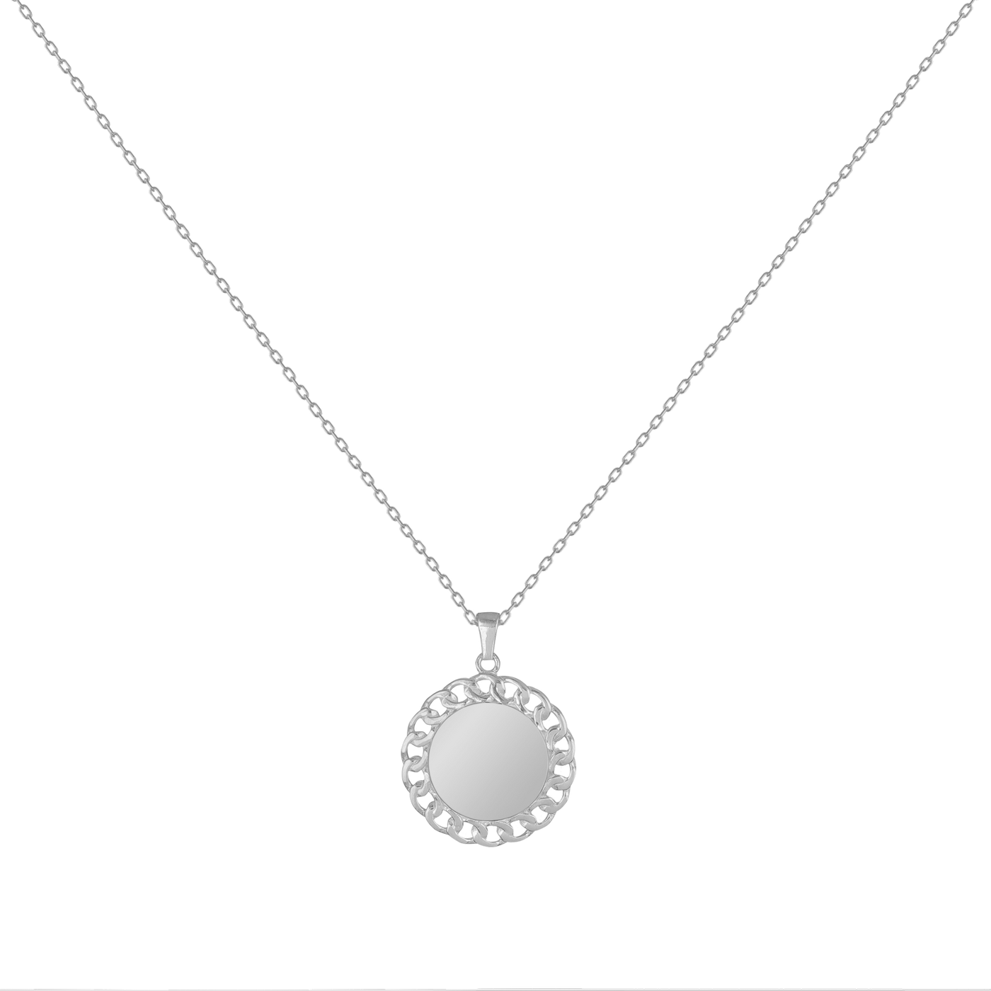 Necklace Circle with engraving