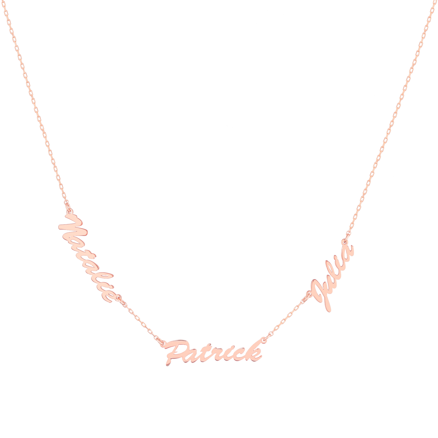 Name necklace with multiple names