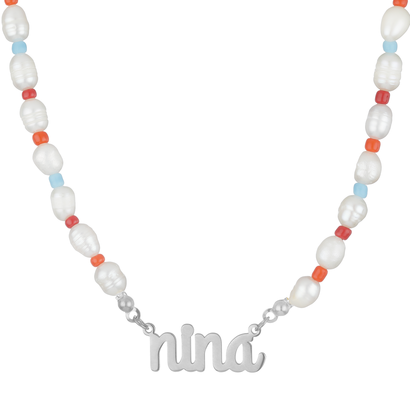 Halskette Pearls for Kids mit Namen (7067978825913)