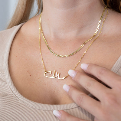 Name necklace Arabic signature