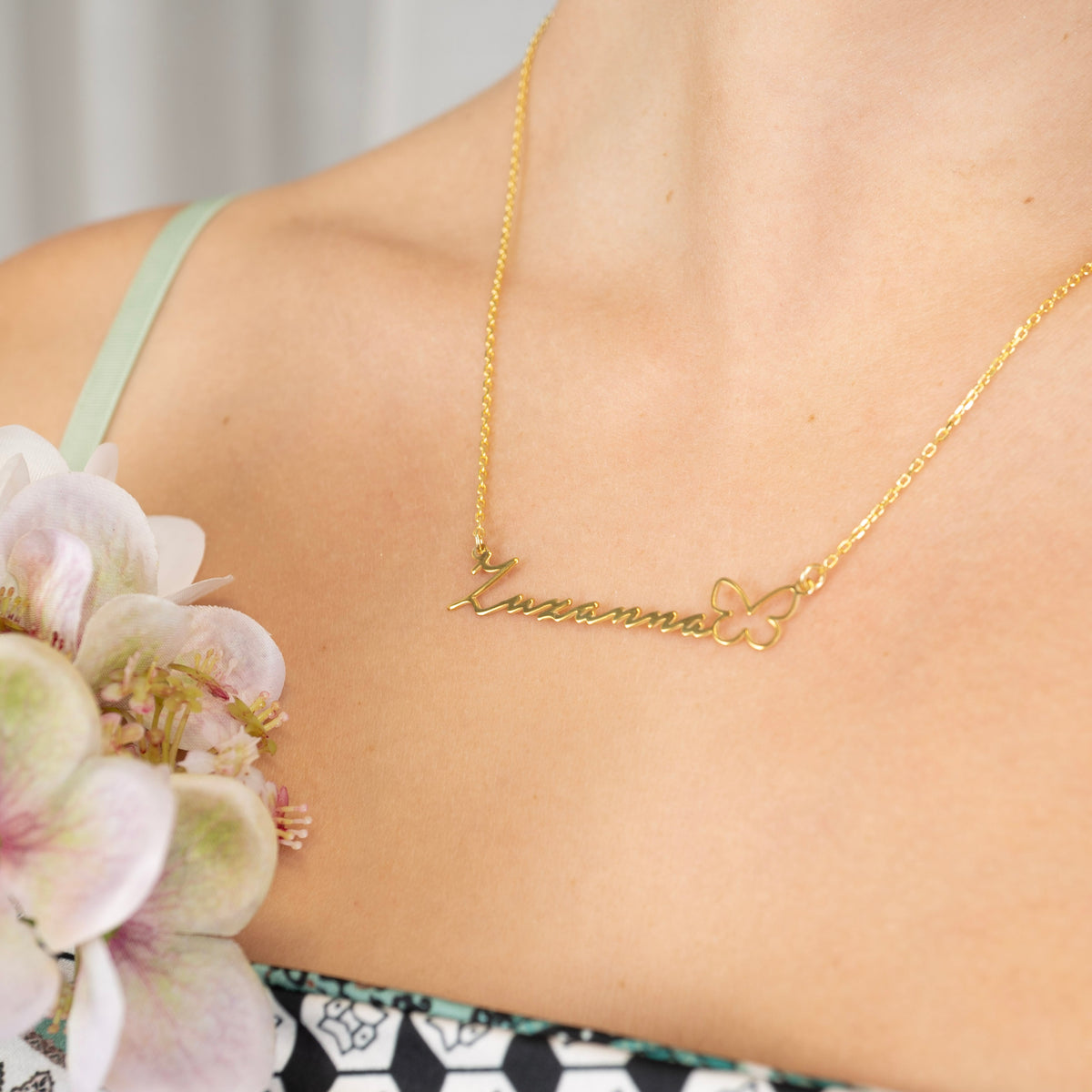 Collier avec nom Pure Butterfly