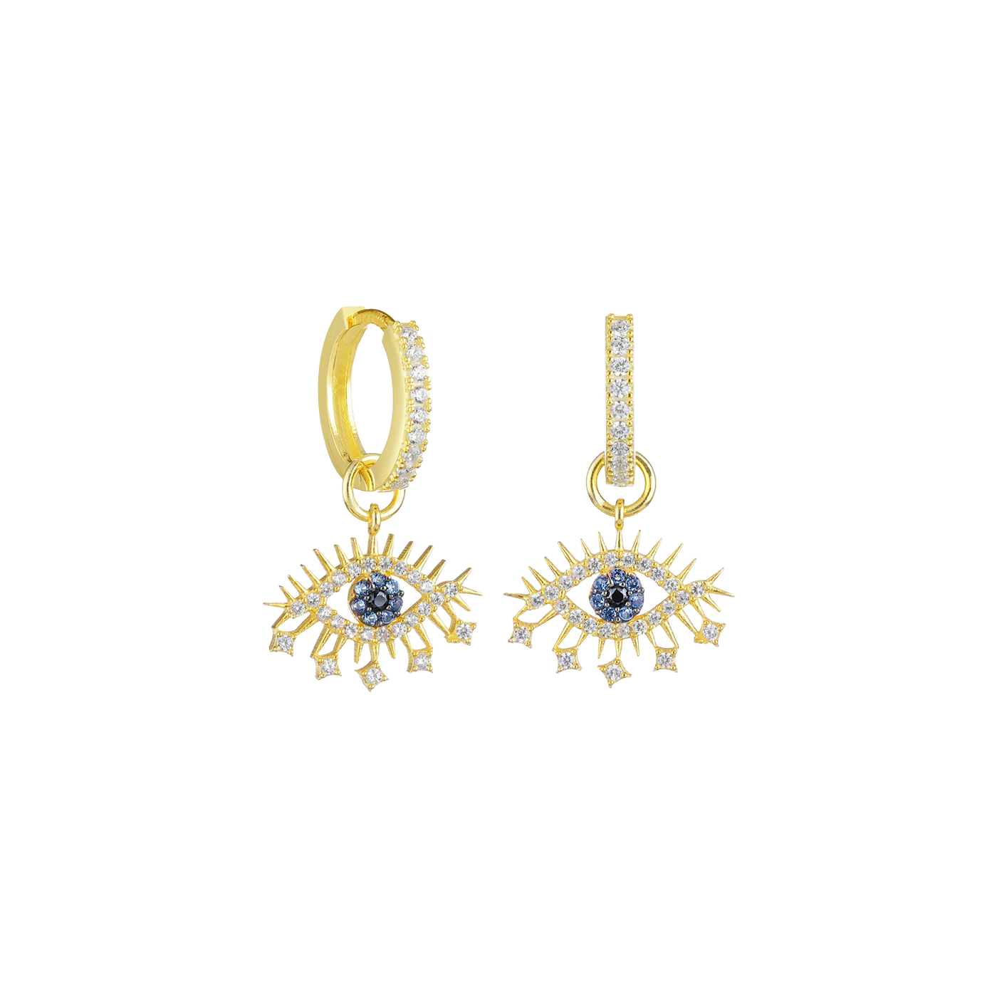 Zirkonia Ohrringe mit Eye-Effect (6075127627961)