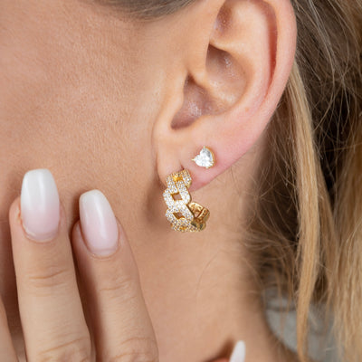 Stud earrings gourmet