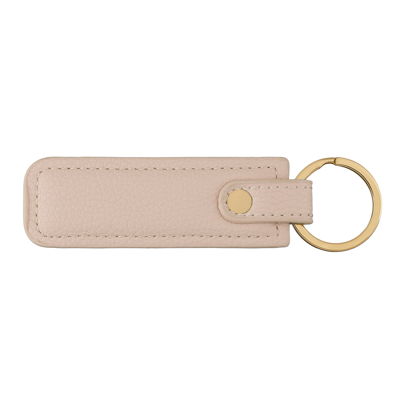 Keychain plain leather