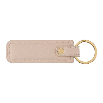 Keychain plain leather