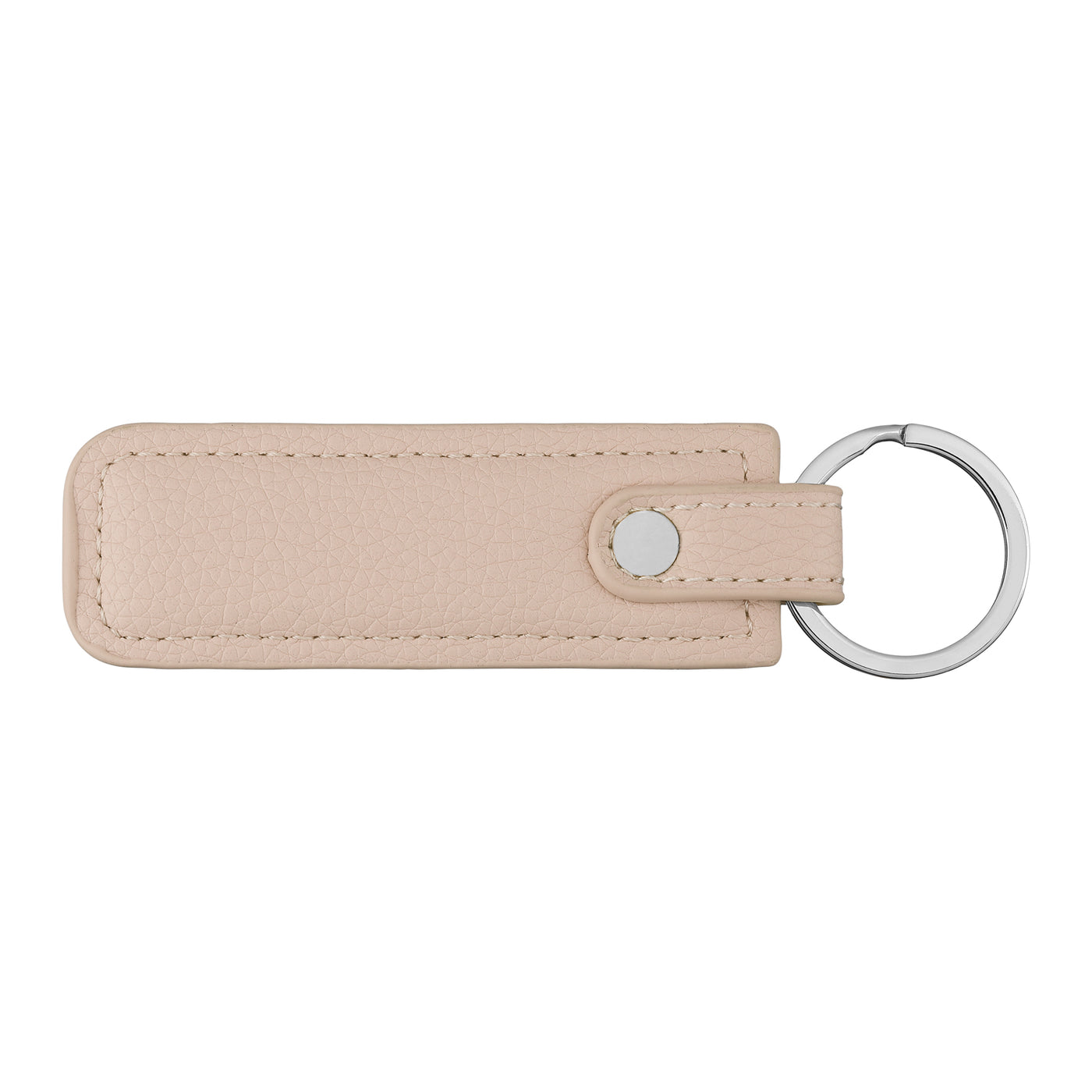 Keychain plain leather
